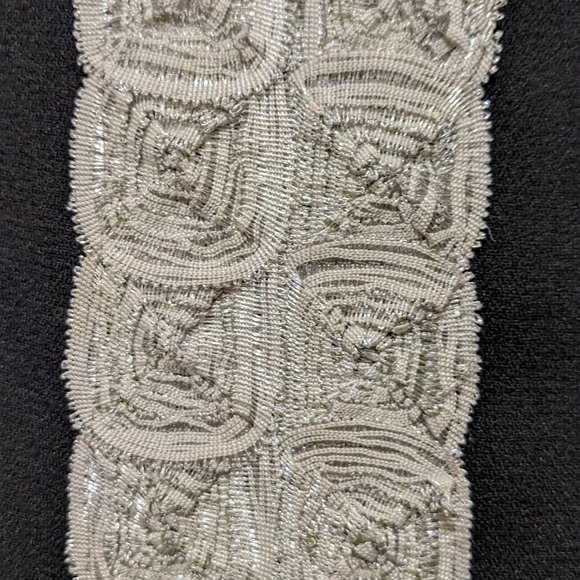 Matthew Williamson Black Dress with Silver Embellishment - Picture 3 of 5